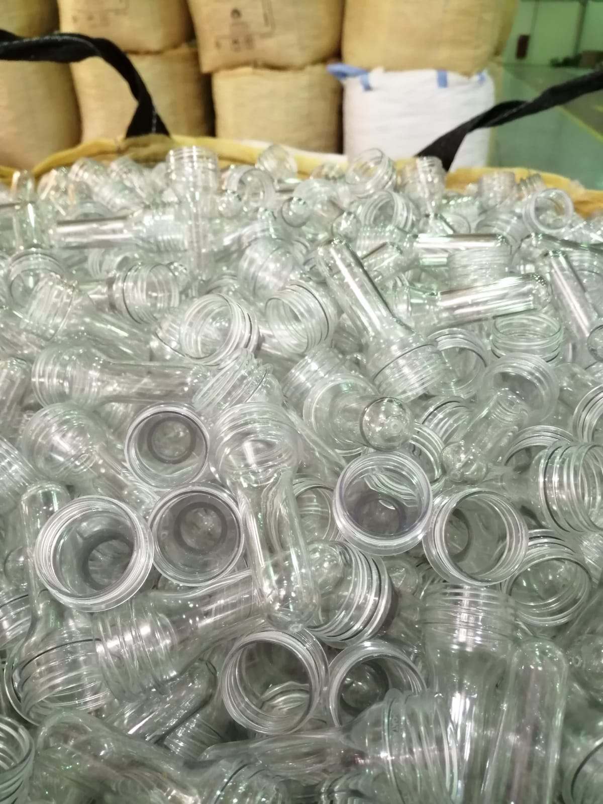 PET Preforms Scrap Blue & Clear